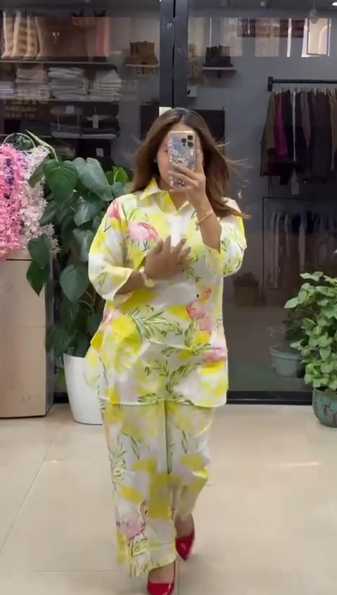 Sunshine Floral Premium Co-Ord Outfit Set