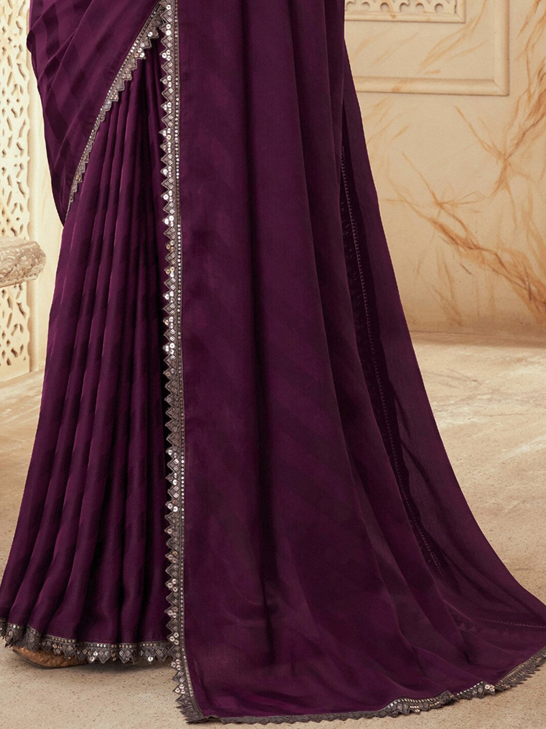 Designer Saree with Embellished Blouse